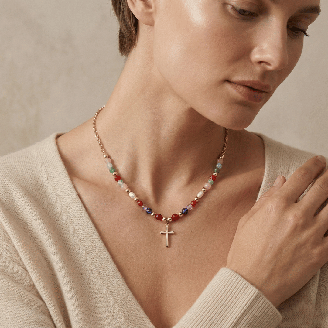 The Eternal Beaded Necklace