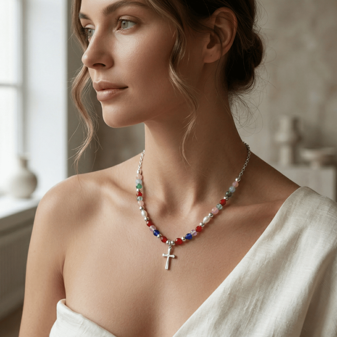 The Eternal Beaded Necklace