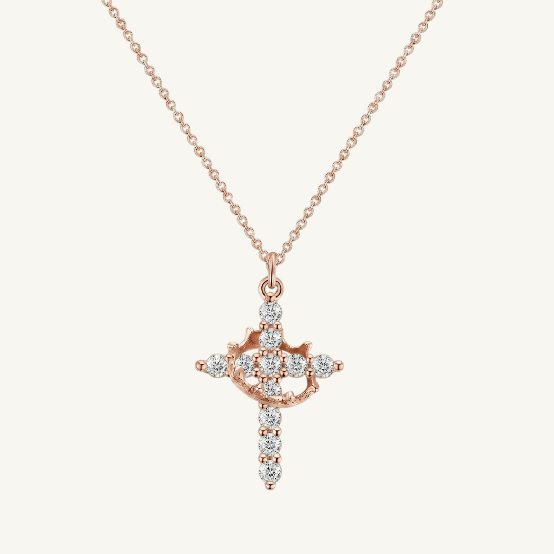 Cross & Crown Necklace