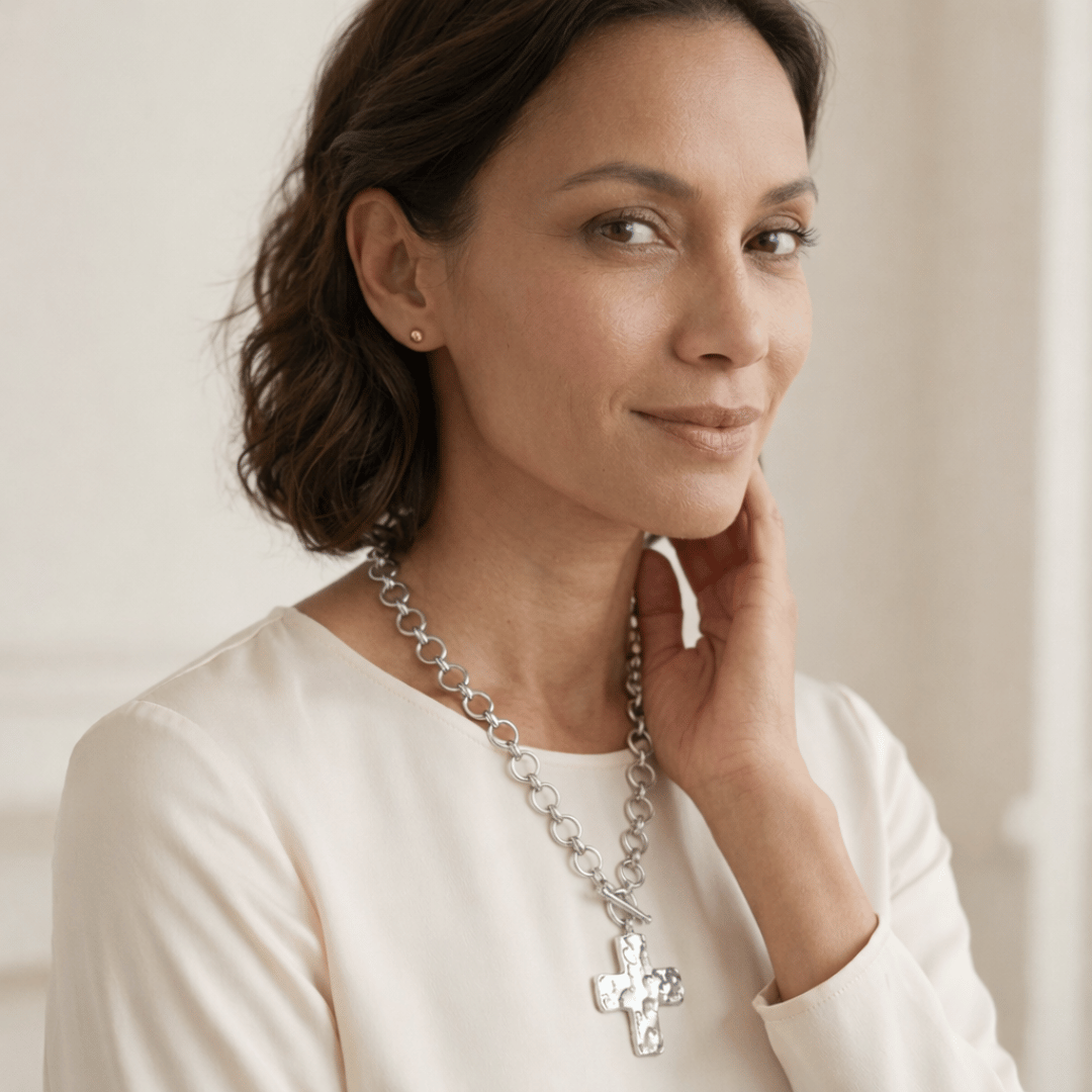 The Eternal Hammered Necklace